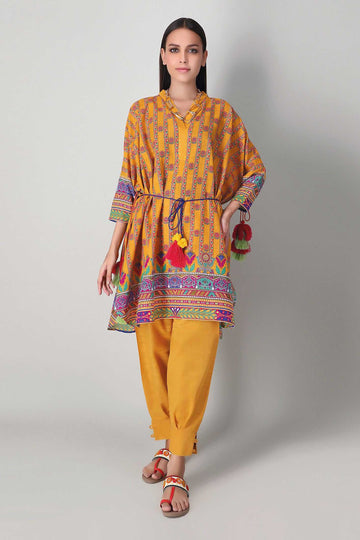 Khaadi Jk20412 Yellow Yellow Winter Collection 2020
